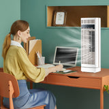 Tangkula 14-Inch Desk Fan, Oscillating Small Tower Fan