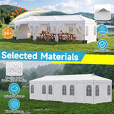 Tangkula 10x30 FT Pop Up Canopy with Center Lock