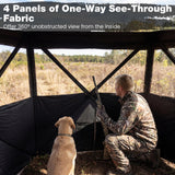 Tangkula 4-Panel Hunting Blind with Dog Door