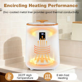 Tangkula 18 L Large Blanket Towel Warmer with LED Display for Bathroom