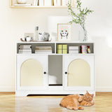 Tangkula Double Litter Box Enclosure(43 Inch )