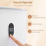 Tangkula 40L Large Towel Warmer Electric Hot Towel Heating Bucket with 2 Temperature Settings