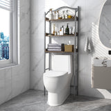 Tangkula Over The Toilet Storage Rack, 3-Tier Above Toilet Bathroom Shelf