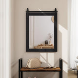 Farmhouse Wall Mirror, 22 x 30 inch - Tangkula