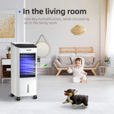 Evaporative Cooler, Portable Air Cooler with LED Display, Remote Control