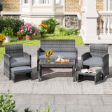 Tangkula 6 Pieces Patio Furniture Set