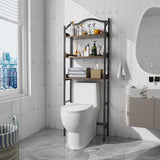 Tangkula Over The Toilet Storage Rack, 3-Tier Above Toilet Bathroom Shelf