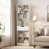 Tangkula 61” Tall Open Bookcase with Drawer(1/2)