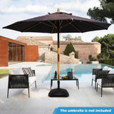 Tangkula hell Shaped Patio Umbrella Base