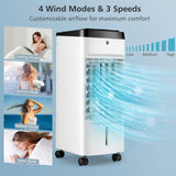 Air Cooler, 3-in-1 Portable Quiet Swamp Cooler and Humidifier with Remote
