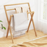 Tangkula Freestanding Towel Rack