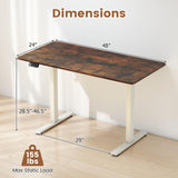 Tangkula 48" x 24" Electric Standing Desk