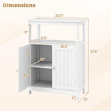Tangkula Bathroom Storage Cabinet