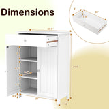 Tangkula Bathroom Storage Cabinet（Cabinet & Drawer）