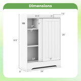 Tangkula Bathroom Storage Cabinet for Small Spaces