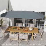 Tangkula 13 FT Large Patio Umbrella