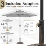 Tangkula 22 lbs Heavy Duty Umbrella Base