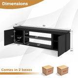 Tangkula TV Stand for 75 80 inch TV