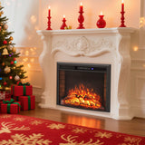 Tangkula 26”Electric Fireplace Insert with Remote Control