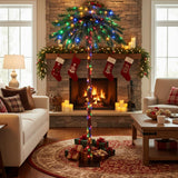 Tangkula Christmas Lighted Palm Tree