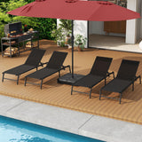 Tangkula Lounge Chair Outdoor Set of 2