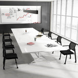 Tangkula Rolling Conference Room Chairs Set of 12