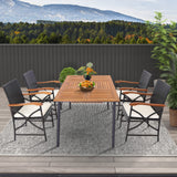 Tangkula Patio Wicker Chair Set of 2, Outdoor PE Rattan Chairs