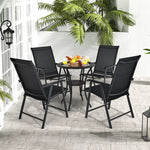 Set of 2 Patio Folding Chairs - Tangkula