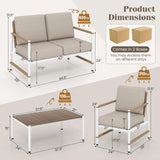 Tangkula 4/8 Pieces Patio Furniture Set