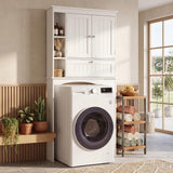Tangkula Over the Toilet Storage Cabinet with Toilet Paper Holder