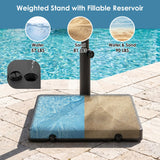 Tangkula 90 lbs Umbrella Base with Wheels