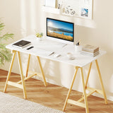 Tangkula Universal Relevance Table Top 48” x 24” Whole Piece Table Top for Standing Desk
