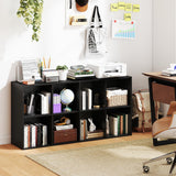Tangkula 8-Cube Bookcase with 8 Open Shelves & 2 Anti-Tipping Kits