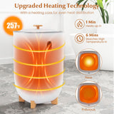Tangkula 40L Large Towel Warmer Electric Hot Towel Heating Bucket with 2 Temperature Settings