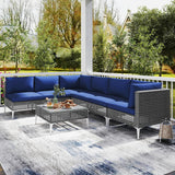 Tangkula 7 Piece Outdoor Furniture Set