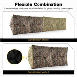 Tangkula 4-Panel Hunting Blind with Dog Door