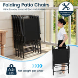 Tangkula 6 Pieces Patio Dining Set with Umbrella for Garden