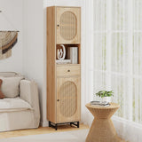 Tangkula Tall Bathroom Storage Cabinet