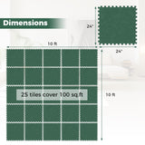 Tangkula 25 Pack-100 Sq.Ft. Foam Floor Tiles for Living Room