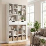 Tangkula 71” Tall Open Bookcase with Drawer(1/2)