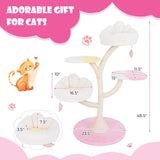 Tangkula 48.5 Inch Cute Cat Tree