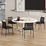 Tangkula Stackable Conference Room Chairs Set