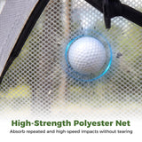 Tangkula 10.3 x 6.5 FT Indoor Outdoor Golf Hitting Net for Backyard Driving Chipping Swing Training