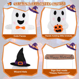 Tangkula Set of 3 Lighted Halloween Decorations Outdoor/Indoor