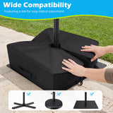 Tangkula 90 LBS Umbrella Base Heavy-Duty 900D Oxford Fillable Sandbags Weight