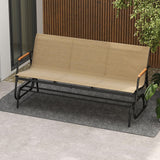 Tangkula 2/3-Person Outdoor Glider Bench