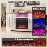 Tangkula 18" Electric Fireplace Insert