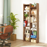 Tangkula 64” Tall Bookshelf Floor Standing Open Bookcase with 12 Shelves