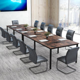 Tangkula 95" x 48" Rectangle Office Computer Desk with Heavy-Duty Metal Frame