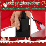 Tangkula 6.1 FT Giant Inflatable Christmas Bell Outdoor Decoration